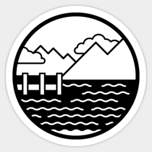 Tour Aotearoa - Lake Rotoroa Icon Sticker